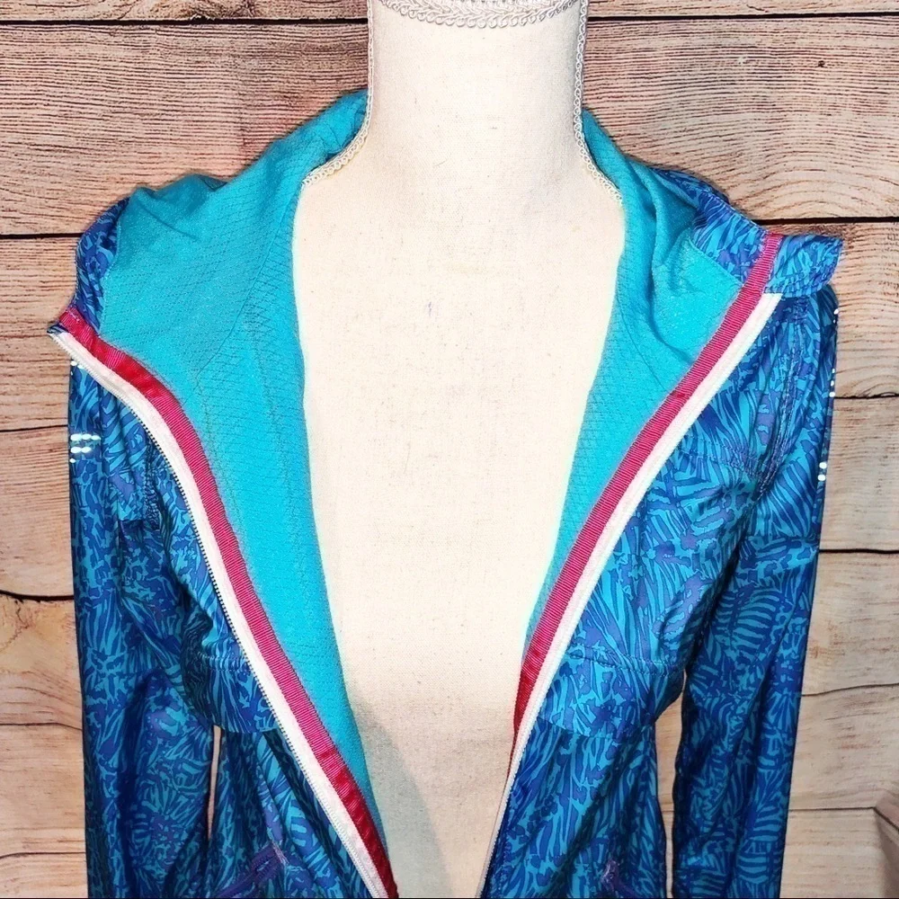Ivivva Blue Sprint Speed Jacket Size 12